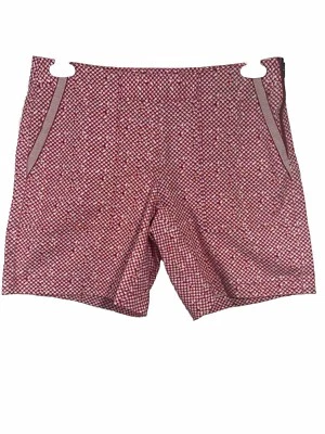 Cabi Picnic Shorts Pink and Red Polka Dots Style 5121 Pockets Side Zip Size 4 - Image 1 of 4