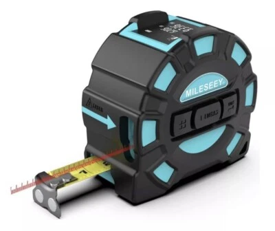 Mileseey Multifunction 2 In 1 Laser Tape Measure With LCD Display Brand New