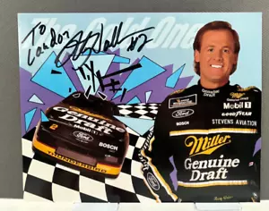 Rusty Wallace autographed photo NASCAR - Picture 1 of 3
