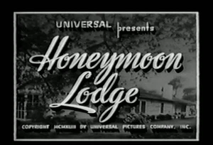 HONEYMOON LODGE (1943) DVD DAVID BRUCE, HARRIET HILLIARD - Imagen 1 de 1