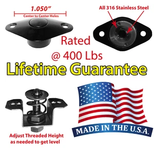 5/16 Black Dzus Fasteners Push Button Latch Fastener 1.050" Pop Rivet Spacing - Bild 1 von 5