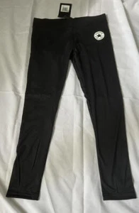Converse Girl's Prime Black Leggings NEW Size Large (12-14) Lightweight - Picture 1 of 3