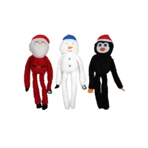 Weihnachtshaus Plüschtier Weihnachten 14 Zoll Umarmungen Weihnachtsmann, Schneemann und Pinguin - Bild 1 von 6
