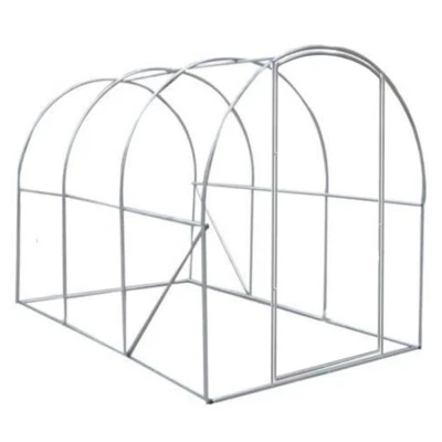 CROCODILE TRADING LTD Frame Only 4m x 2m Poly Tunnel Polytunnel Polly Tunnel Greenhouse Green House