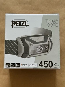 NUEVO FARO PETZL TIKKA CORE 450 COLOR GRIS ENVÍO RÁPIDO GRATUITO - Imagen 1 de 4