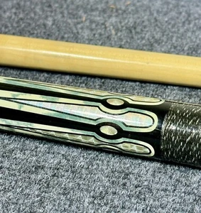 Vintage Sportcraft Billiards Pool Cue Stick 2-Piece with Pearl Inlay 57" - Picture 1 of 8
