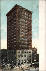 1910 PITTSBURGH, Pennsylvania Postkarte "The People's Savings Bank" Straßenansicht - Bild 1 von 2
