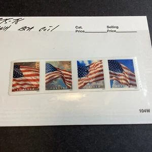 Scott #5875-78, Forever US FLAGS - MNH -BCA Coil Strip of 4 Stamps-2024-US - Picture 1 of 1