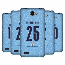 MAN CITY FC 2020/21 PLAYERS HOME KIT GROUP 2 HARD BACK CASE FOR LENOVO PHONES