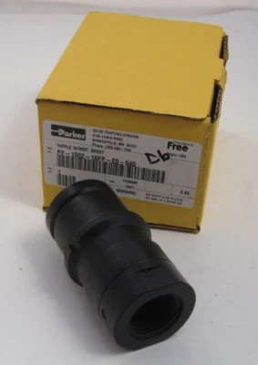 PARKER PF-1002-16FP-E5 Thermoplastic Non-Spill Coupling - 1" -  EPR Seal - PF - Image 1 of 4
