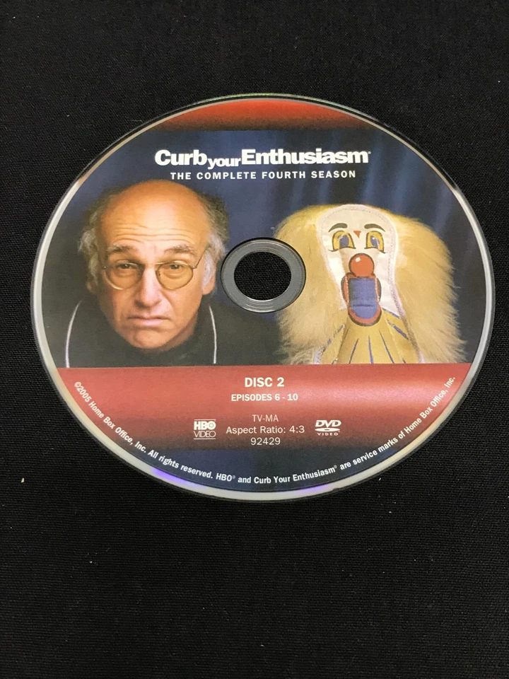 Curb Your Enthusiasm -Season 4 : Disc 2 - DVD Disc Only-Replacement Disc - Image 1 of 1