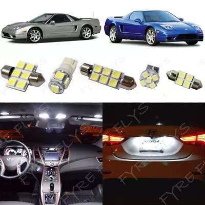 11x Kit de paquete de luces interiores LED blancas para Acura NSX 1991-2005 + Herramienta AN1W Foto 1 de 4