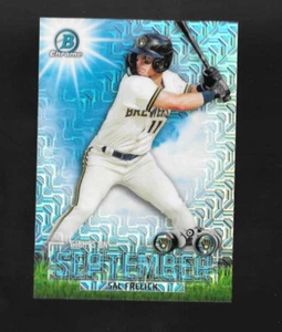 SAL FRELICK 2023 BOWMAN MEGA BOX MOJO REFRACTOR SIGHTS ON SEPTEMBER ROOKIE RC - Imagen 1 de 2