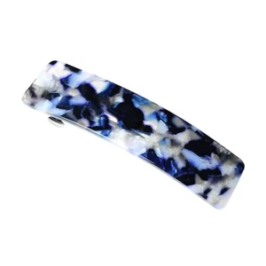 elegante Patentspange Haarspange Haarklammer Haarklemme Barette 9 x 2,5 cm Acryl - Bild 1 von 2