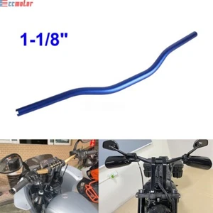 Manillar de arrastre estilo club de 1-1/8" para motocicleta Harley Dyna Softail Touring - Imagen 1 de 9