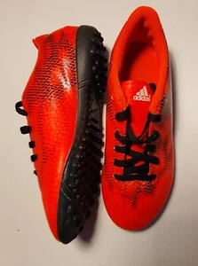Adidas F5 TRX TF JUNIOR Turf Football Soccer Sport Shoes Trainers red B40563 UK2 - Picture 1 of 7