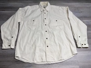 FG Field Gear Camicia Uomo Twill Bottoni Outdoor Beige Tg Media 100% Cotone - Foto 1 di 9