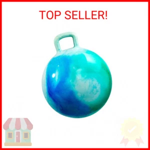 INPODAK Hopper Ball Bouncy Ball with Handle for Kids Hippity Hop Sit on Jumping - Picture 1 of 2