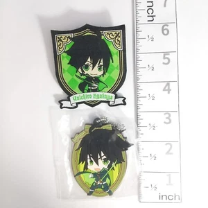 A74387 Seraph of the End Owari no Seraph Rubber keychain badge Yuichiro Hyakuya - Picture 1 of 4