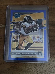 Anthony McFARLAND JR 2020 Donruss Optic Rated Rookie Blue Prizm Steelers - Bild 1 von 2
