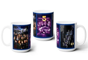Babylon 5 TV Serie (1994) 15oz Tasse Sci-Fi Fantasy Raumstation Aliens Alien - Bild 1 von 5