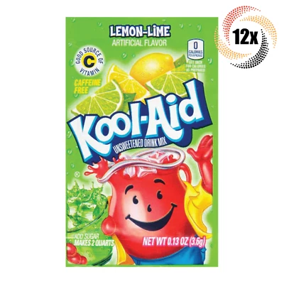 12 paquetes Kool-Aid limón lima mezcla de refrescos sin cafeína | ¡Envío rápido! | Foto 1 de 3