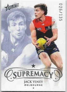 2021 Select Supremacy Base SILVER (66) Jack VINEY Melbourne 026/135 - Picture 1 of 1