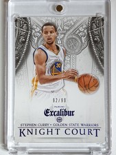 2014 Panini Excalibur Stephen Curry #10 BLUE /99 Knight Court - Ready to Grade