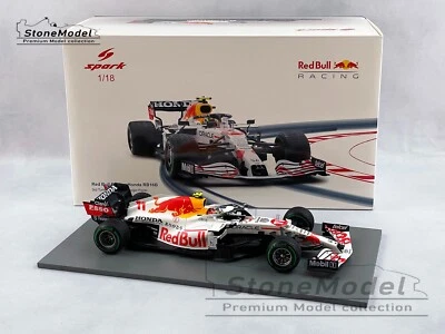 Red Bull F1 RB16B #11 Sergio Perez Turkish GP 3rd 2021 Spark 1:18 Special Livery - Image 1 of 4