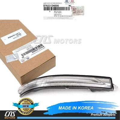 ✅OEM✅ Side Mirror LED Lamp Repeater RIGHT for 17-20 Kia Optima HYBRID 87623D4000 Foto 1 de 4