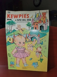 Vintage 1968 Saalfield Kewpie-kins Kewpies Paper Doll Book Kewpieville Standups - Picture 1 of 4