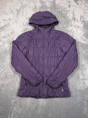Columbia Jacket Womens Medium Purple Omni-Heat Hooded Full Zip Lightweight Coat - Image 1 of 4