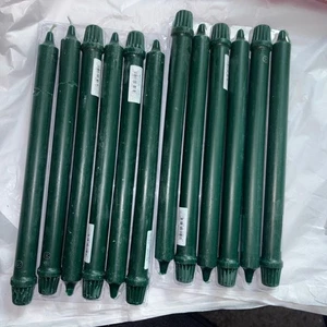 "Nueva vela colonial de Cape Cod 12 velas cónicas clásicas de 12"" de hoja perenne (2 rotas)" - Imagen 1 de 6