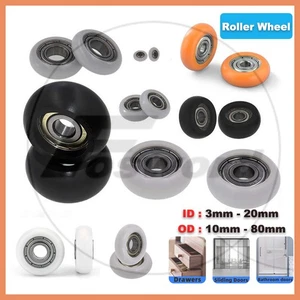POM Nylon Roller Wheel Plastic Bearing CNC Guiding Wheel Flat Belt Idler Ø3-20mm - Picture 1 of 197