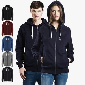 EARTH POSITIVE - Sudadera Unisex Mujer Hombre Suéter con Capucha Orgánica Cremallera Completa - Imagen 1 de 27