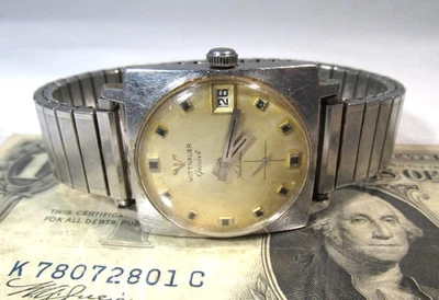 Reloj Pulsera Wittnauer Para Hombre Mediados Años 50 Automático con Fecha FUNCIONA ETC10851 Foto 1 de 4