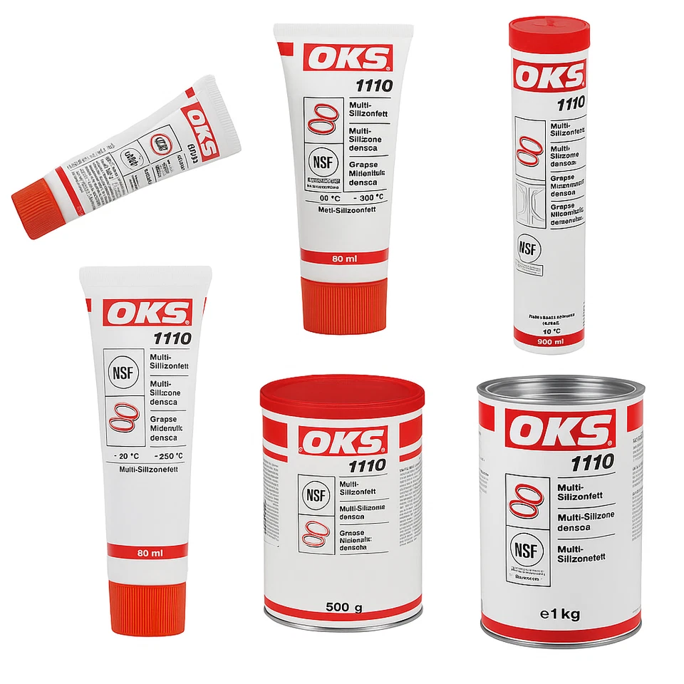 OKS 1110 Silikonfett Brühgruppenfett Dichtfett 4g 10ml 80ml 400ml 500g 1KG 👍 - Bild 1 von 4
