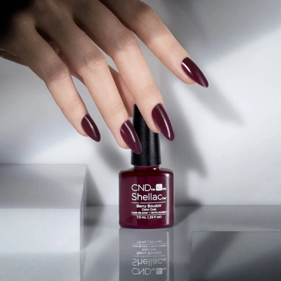 ** CND Shellac Berry Boudoir 7,3 Ml * prodotto Originale - Immagine 1 di 1