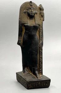 Authentic Ancient Egyptian Artifact Rare Pharaonic Statue of Queen Cleopatra BC - Picture 1 of 8