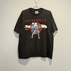 Vintage 1993 Led Zeppelin Zoso T-Shirt Size XL Single Stitch Winterland Rare - Picture 1 of 10