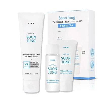 SoonJung 2x Barrier Intense Cream Set | 2x Barrier Cream 2.02fl.oz + Ph 5.5 R... - Image 1 of 4