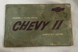 1963 Nova and Chevy II Owners Guide Original. Chevrolet Wagon. Vintage - Bild 1 von 5