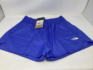 Pantaloncini sportivi THE NORTH FACE Never Stop tessuto bambina XXL 18/20 blu solare NUOVI - Foto 1 di 5