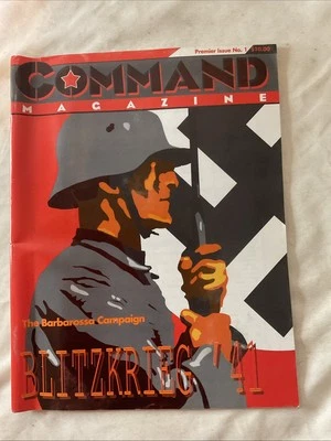 Command Magazine Premier Issue No. 1 Blitzkrieg ‘41 XTR CORP Nov-Dec 1989 - Image 1 of 4