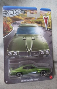 Hot Wheels Pontiac Silver Series 70 Pontiac GTO Judge grün Maßstab 1:64 Diecast - Bild 1 von 4