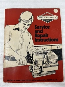 Vintage Briggs & Stratton Service And Repair Instructions 1979 USA ๐บ๐ธ - Picture 1 of 24