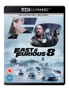 Fast & Furious 8 (4K UHD Blu-ray) Dwayne 'The Rock' Johnson Michelle Rodriguez - Picture 1 of 2