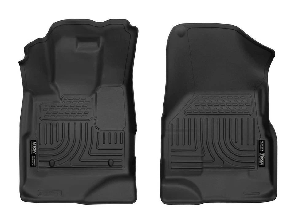 Husky X-Act Contour Front Floor Fits 10-17 Chevy Equinox/GMC Terrain 2pc Blk Foto 1 de 4