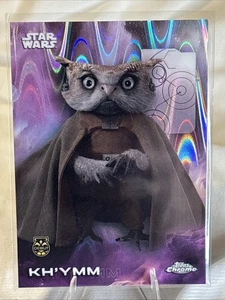 2025 Topps Chrome Star Wars Kh'ymm Raywave Refractor Debut #74 - Imagen 1 de 5