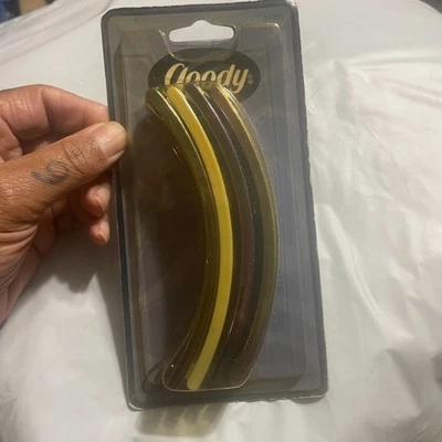 Vintage Anos 90 Goody CLINCH-IT PENTES Brilhante Metálico Pacote com 4 Novo - Imagem 1 de 4